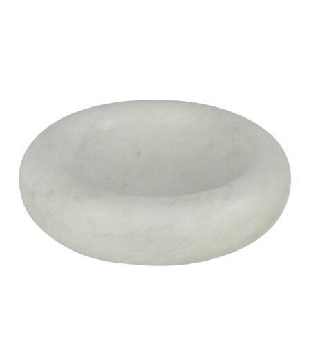 Vide-Poche en Marbre Puglia 25cm Blanc