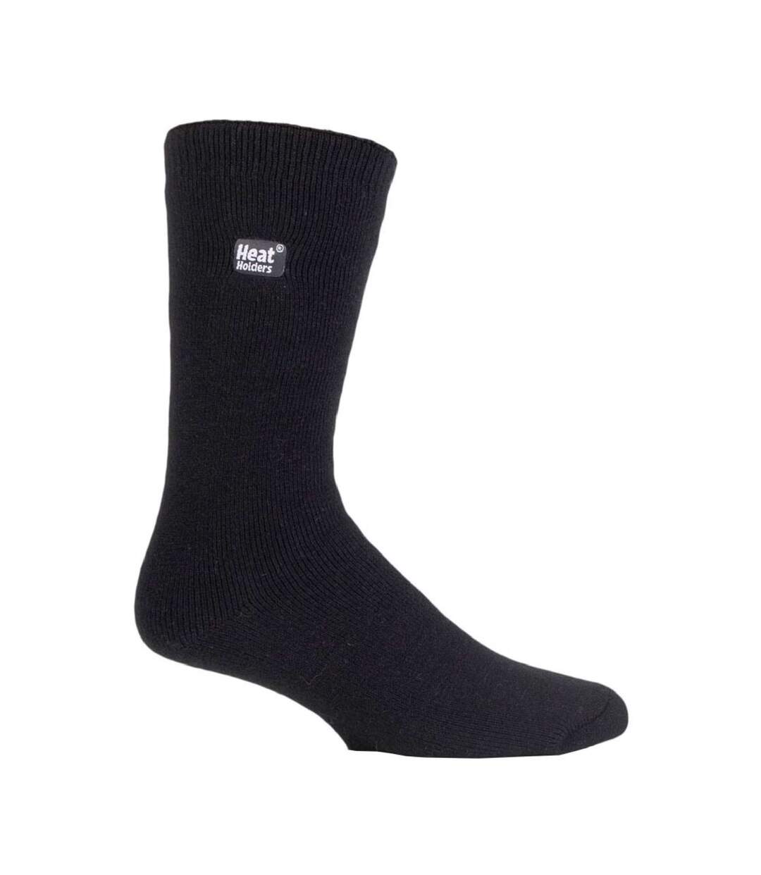 3 Pairs Mens Thin Lightweight Thermal Dress Socks for Winter-1