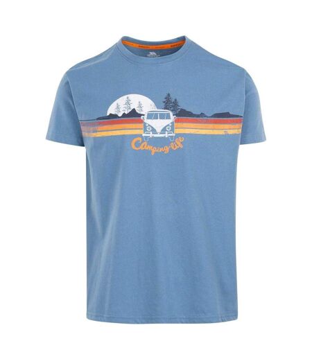 Mens Cromer Graphic Print T-shirt Denim Blue Trespass