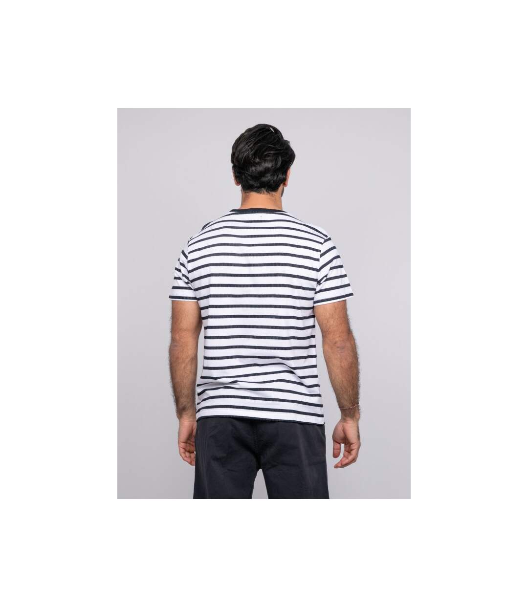 T-shirt manches courtes rayures NAFRO-2