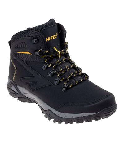 Bottines De Marche Medin Homme Noir Vert Clair Hi-Tec