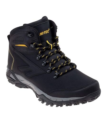 Bottines De Marche Medin Homme Noir Vert Clair Hi-Tec