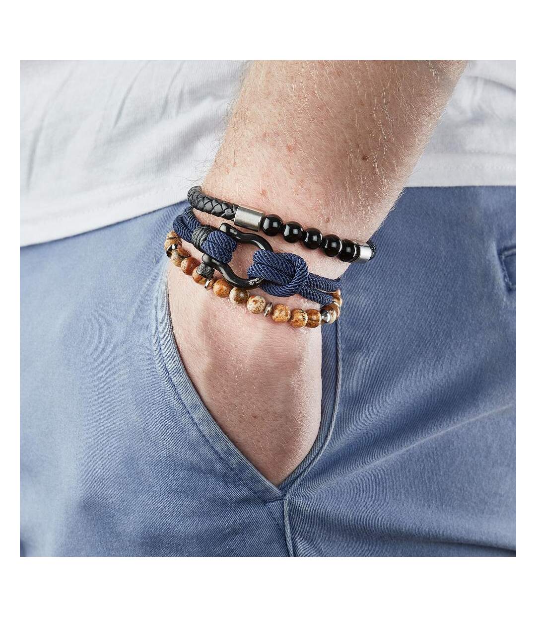 Bracelet marine homme geographical norway 315007 - taille unique-2