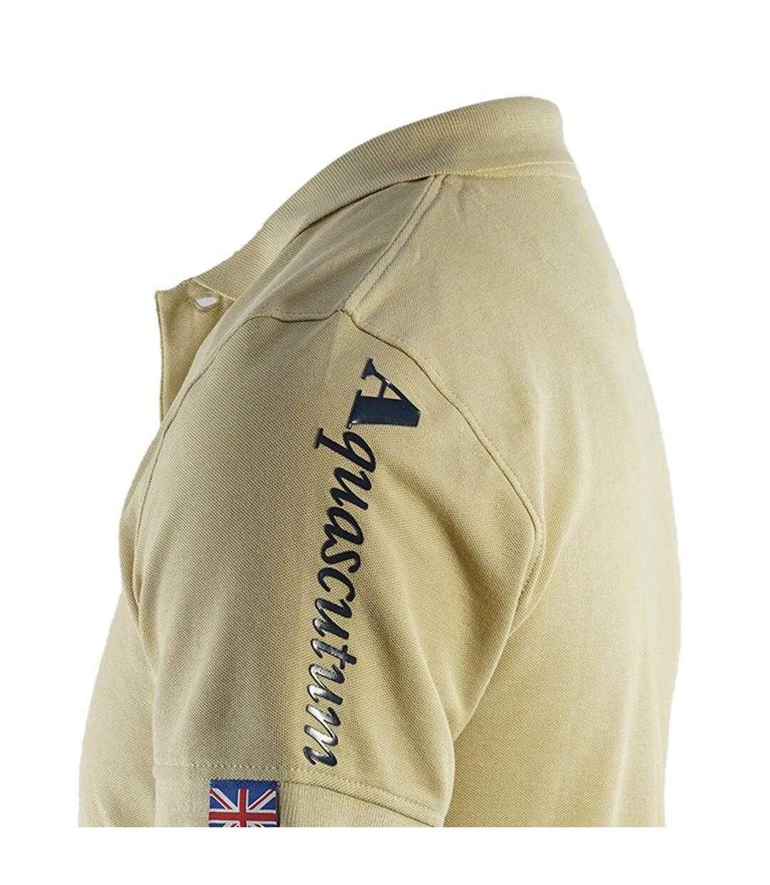 Polo Adulte Beige Aquascutum-3