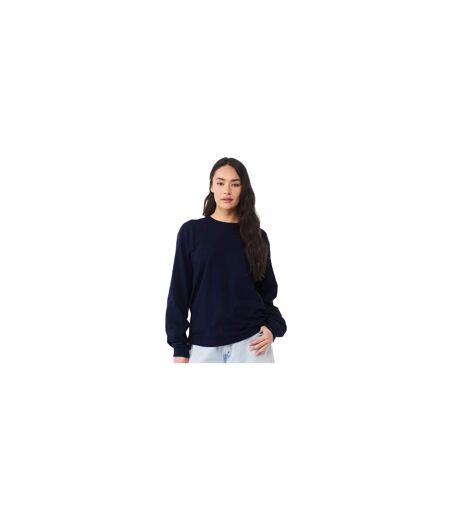 T-shirt Manches Longues Adulte Bleu Marine Bella + Canvas