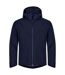 Mens Classic Soft Shell Jacket Dark Navy Clique-1