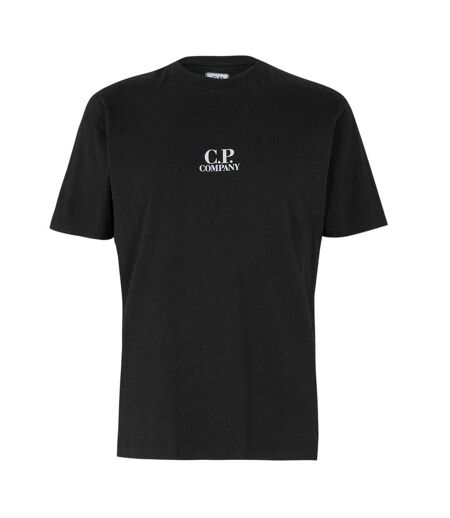 T-shirt Motif/style Rouge Sailor Homme Noir C.P. Company