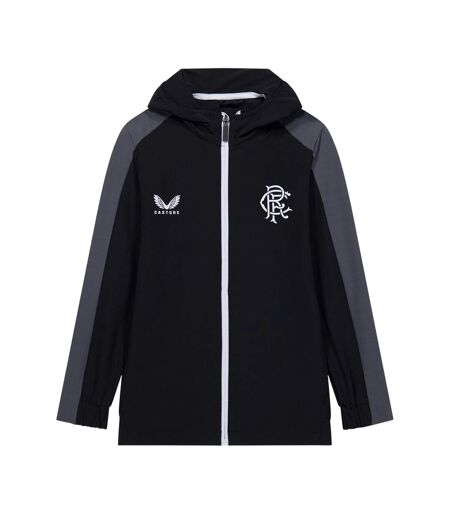 Mens Rangers Fc Track Jacket Black Castore