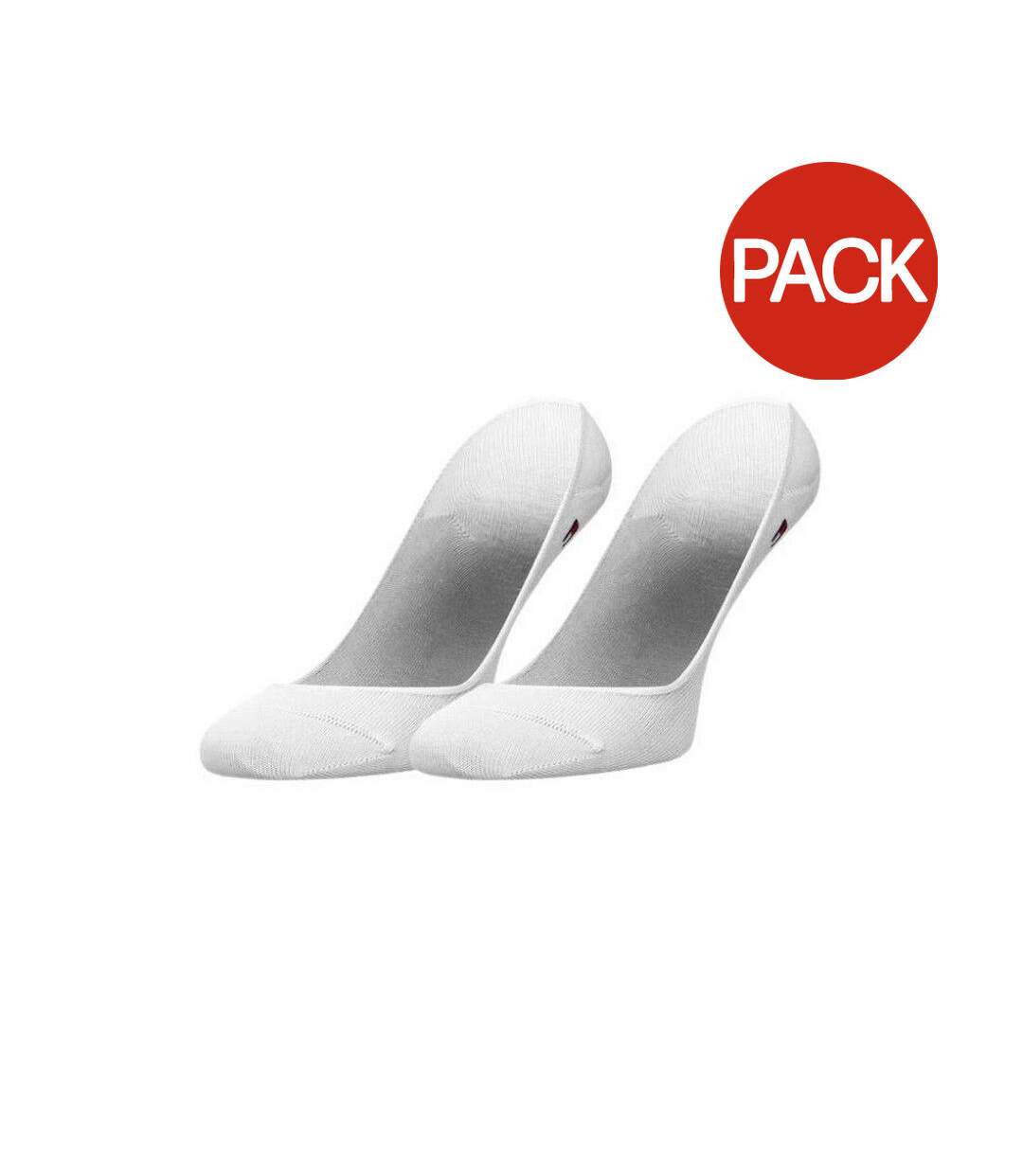 Socquettes Motif/style Logo Femme Blanc Tommy Hilfiger-1