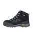 Womens/ladies Storm Suede Waterproof Hiking Boots Black Mountain Warehouse-3