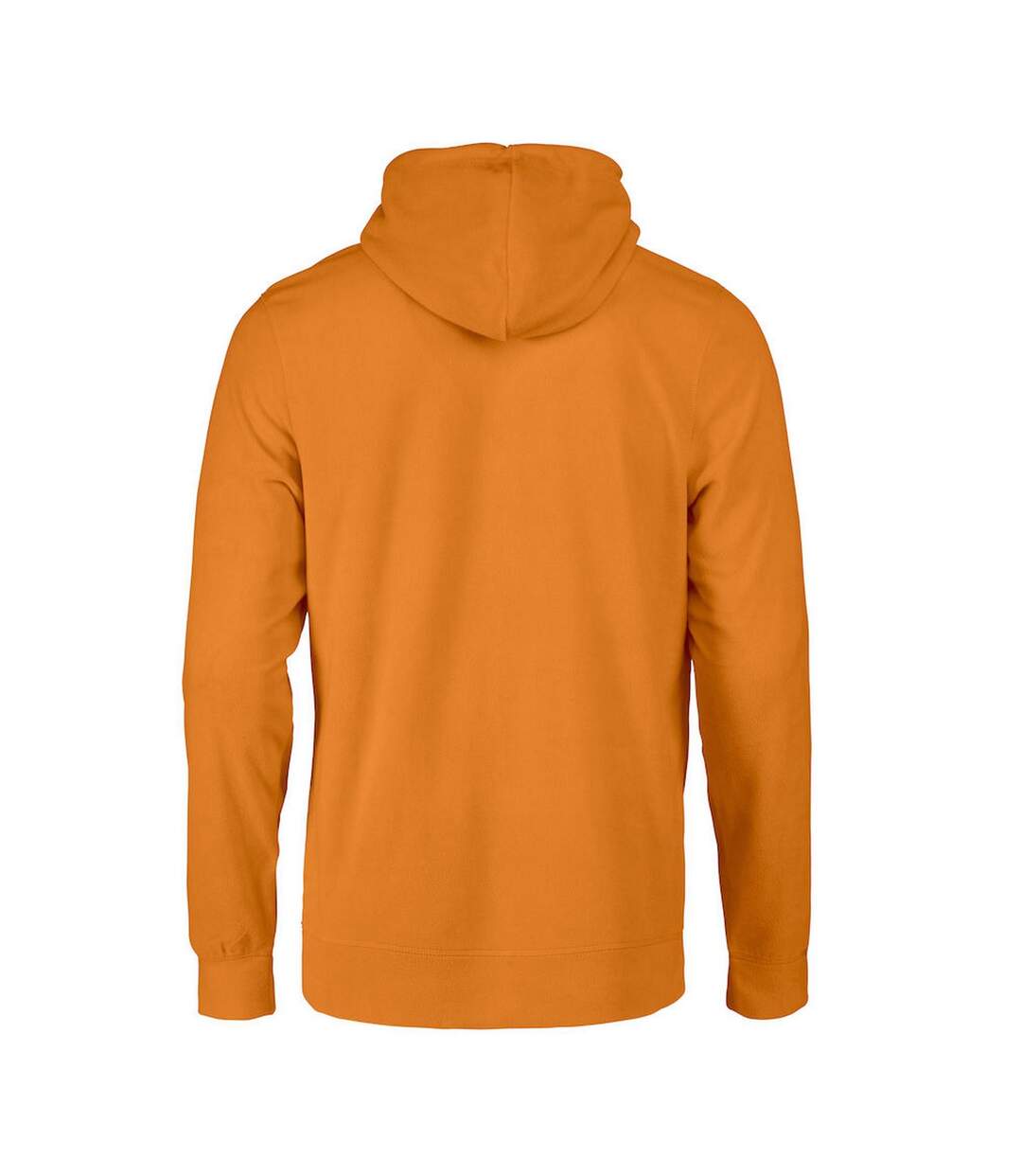 Mens Switch Fleece Hoodie Orange The Printers Choice-2
