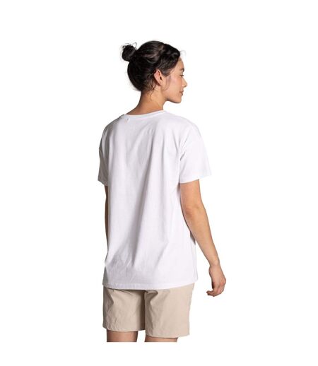 T-shirt Décontracté Manches Courtes Motif/style Imprimé Yago Femme Blanc Imprimé Craghoppers