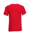 Fruit Of The Loom -T-shirt à manches courtes - Homme (Rouge/ Blanc) - UTBC342