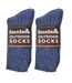 Sock Snob - Lot de 6 chaussettes de randonnée épaisses en mélange pour hommes-2