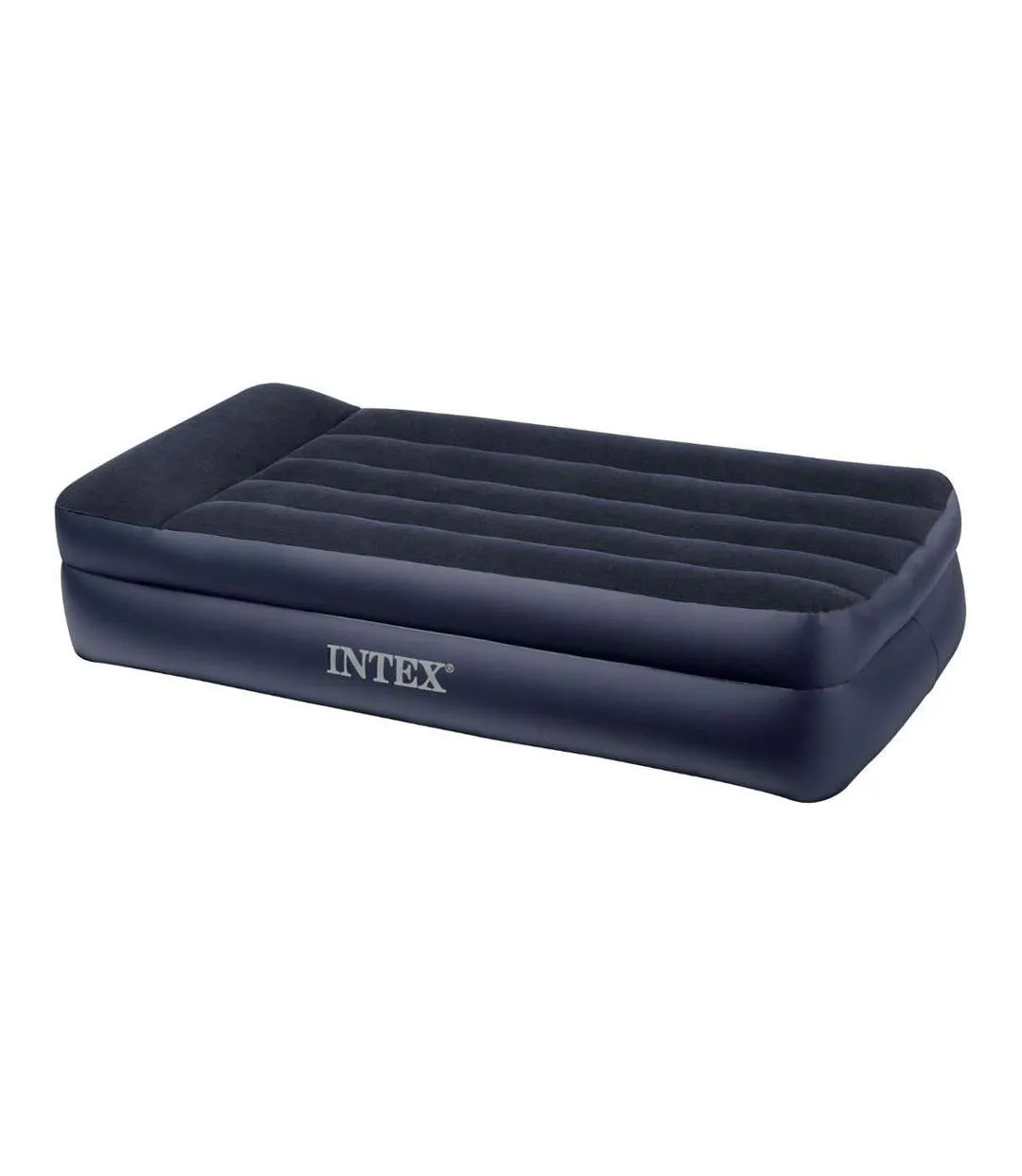 Matelas Gonflable Électrique 1 Place Fibertech Bleu-1