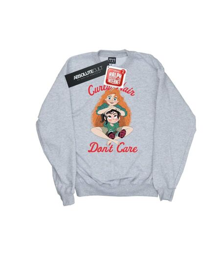 Disney - Sweat WRECK IT RALPH MERIDA AND VANELLOPE - Femme (Gris sportif) - UTBI43141