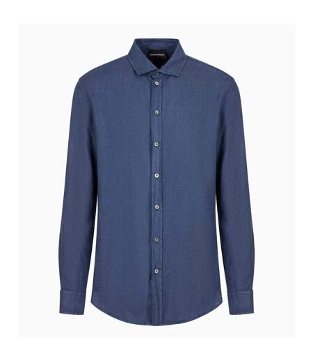 Chemise Motif/style Uni Homme Bleu Emporio Armani