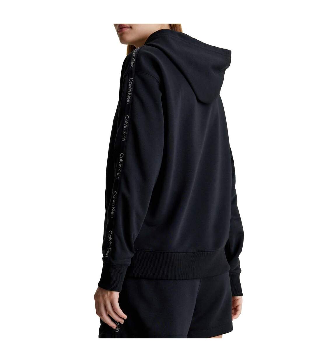 Sweat À Capuche Femme Noir Calvin Klein-2