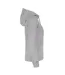 Womens/ladies Fastpitch Hoodie Grey Melange Printer-3