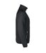 Mens Rocket Full Zip Fleece Jacket Black Printer-3
