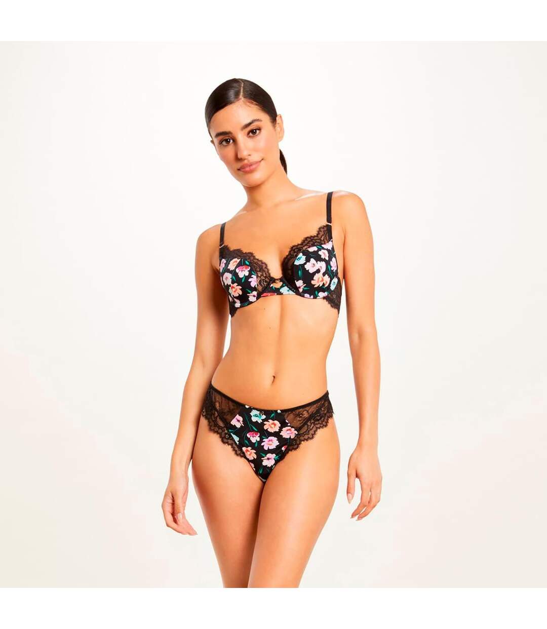 Soutien-gorge ampliforme noir Fanny