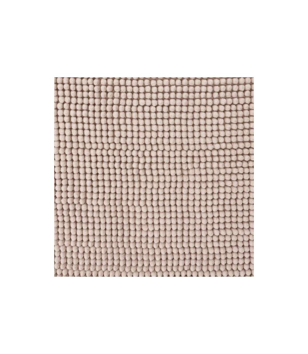 Tapis de Salle de Bain Chenille 50x80cm Beige-3