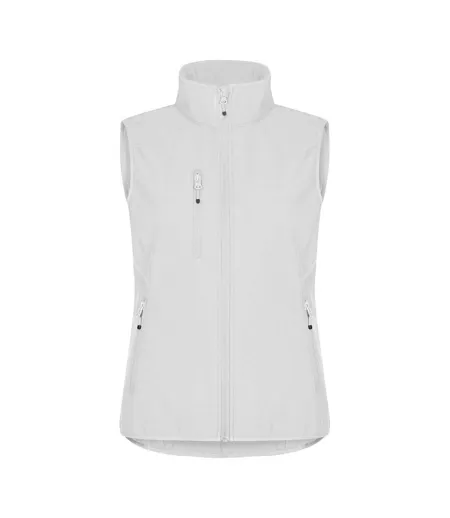 Veste Sans Manches Classic Femme Blanc Clique
