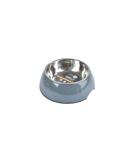 Gamelle pour Chien & Chat Bol Inox 17cm Anthracite