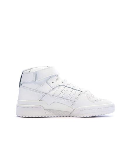 Baskets blanches homme adidas forum mid