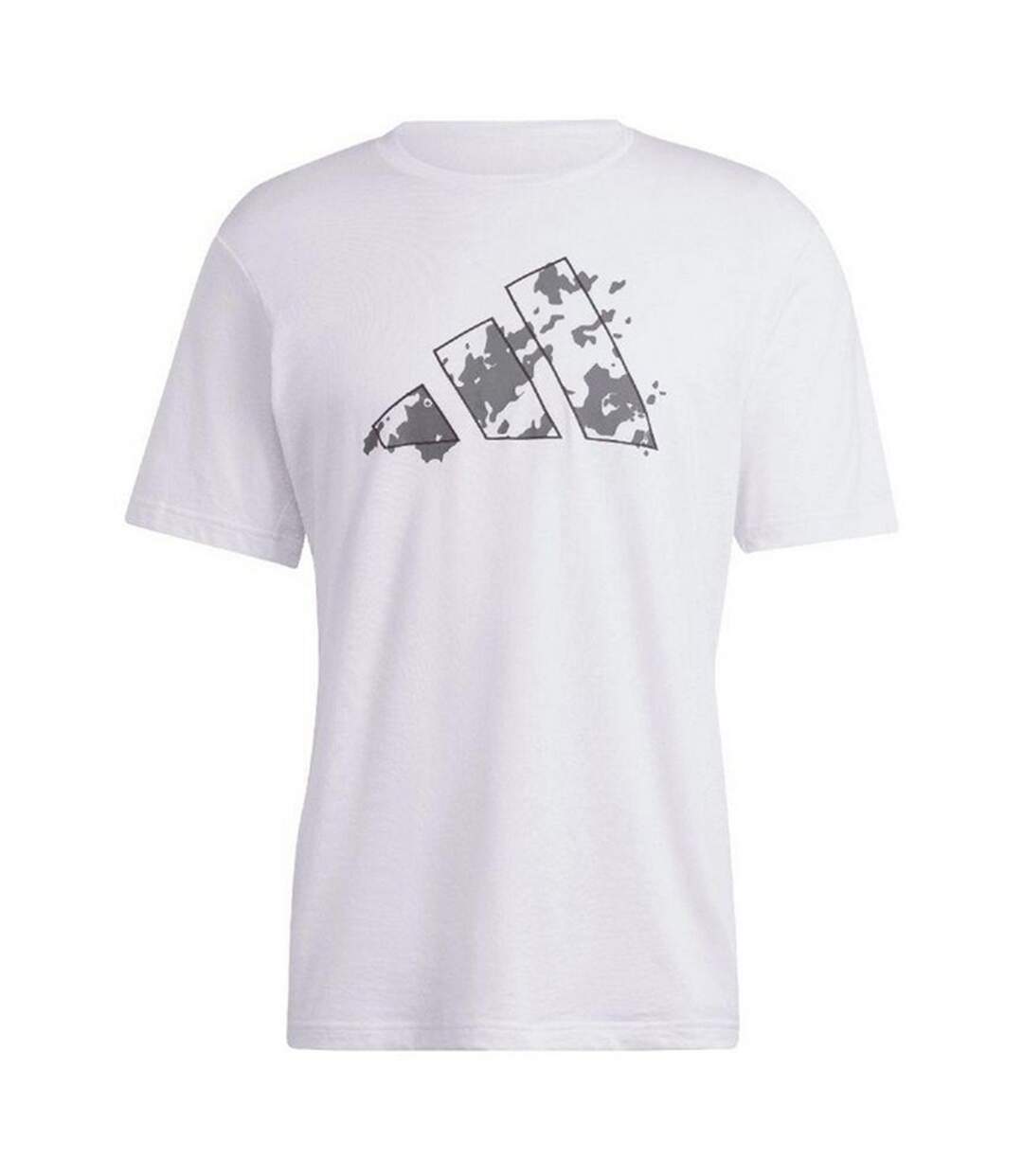 T-shirt Style Graphique Train Essentials Seasonal Homme Blanc Adidas-2