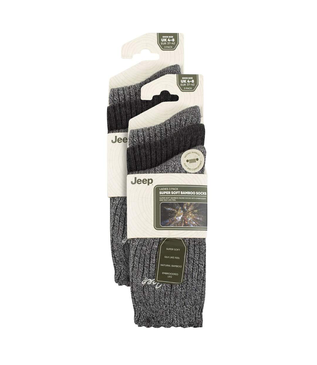 Ladies 6 Pack Bamboo Boot Socks | Cute Scalloped Top Socks-2