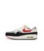 Baskets blanches/grises/noires/rouges homme nike air max 1-1