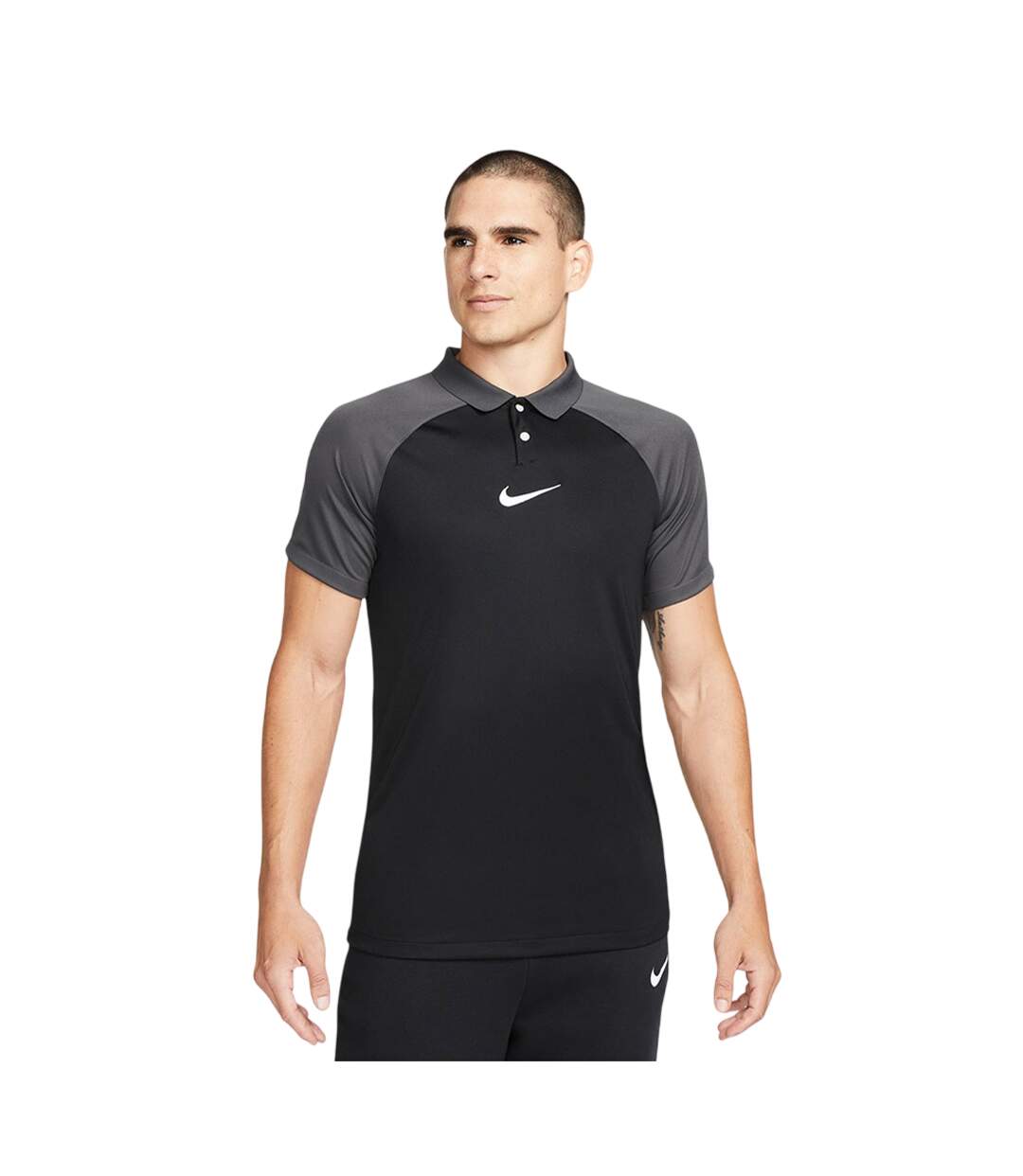 Polo Manches Courtes Academy Pro Homme Noir Nike-2