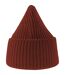 Unisex adult oak chunky knit beanie rust Atlantis