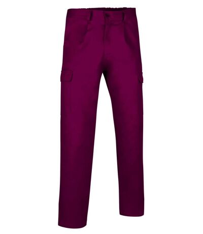 Pantalon de travail multipoches - Homme - CHISPA - rouge bordeaux