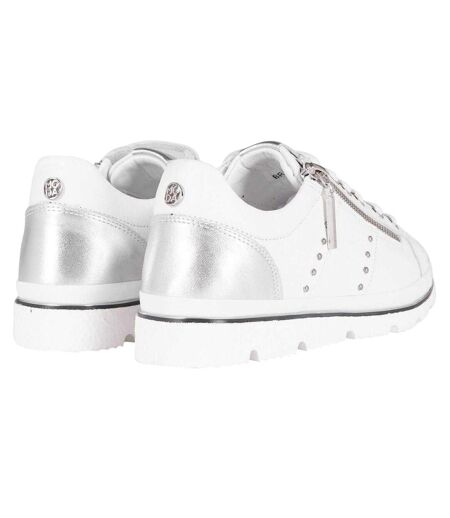 Baskets Brasina Femme Blanc Moda In Pelle