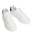 Womens/ladies Leather Low Trainers Bright White Black Calvin Klein-4