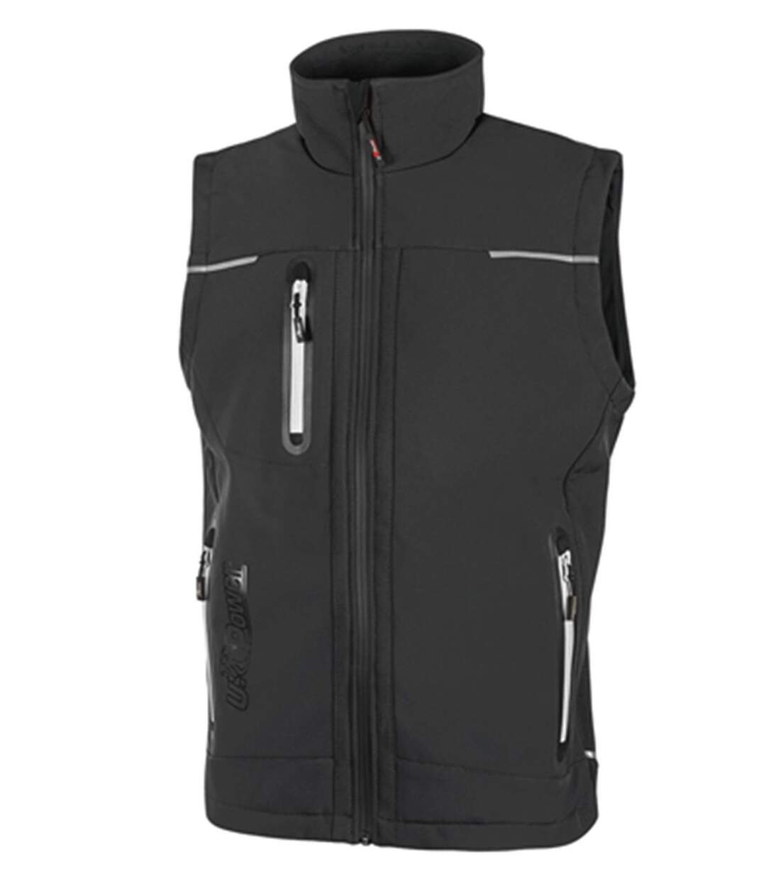 Gilet softshell sans manches - Homme - UPFU188 - gris asphalte-2