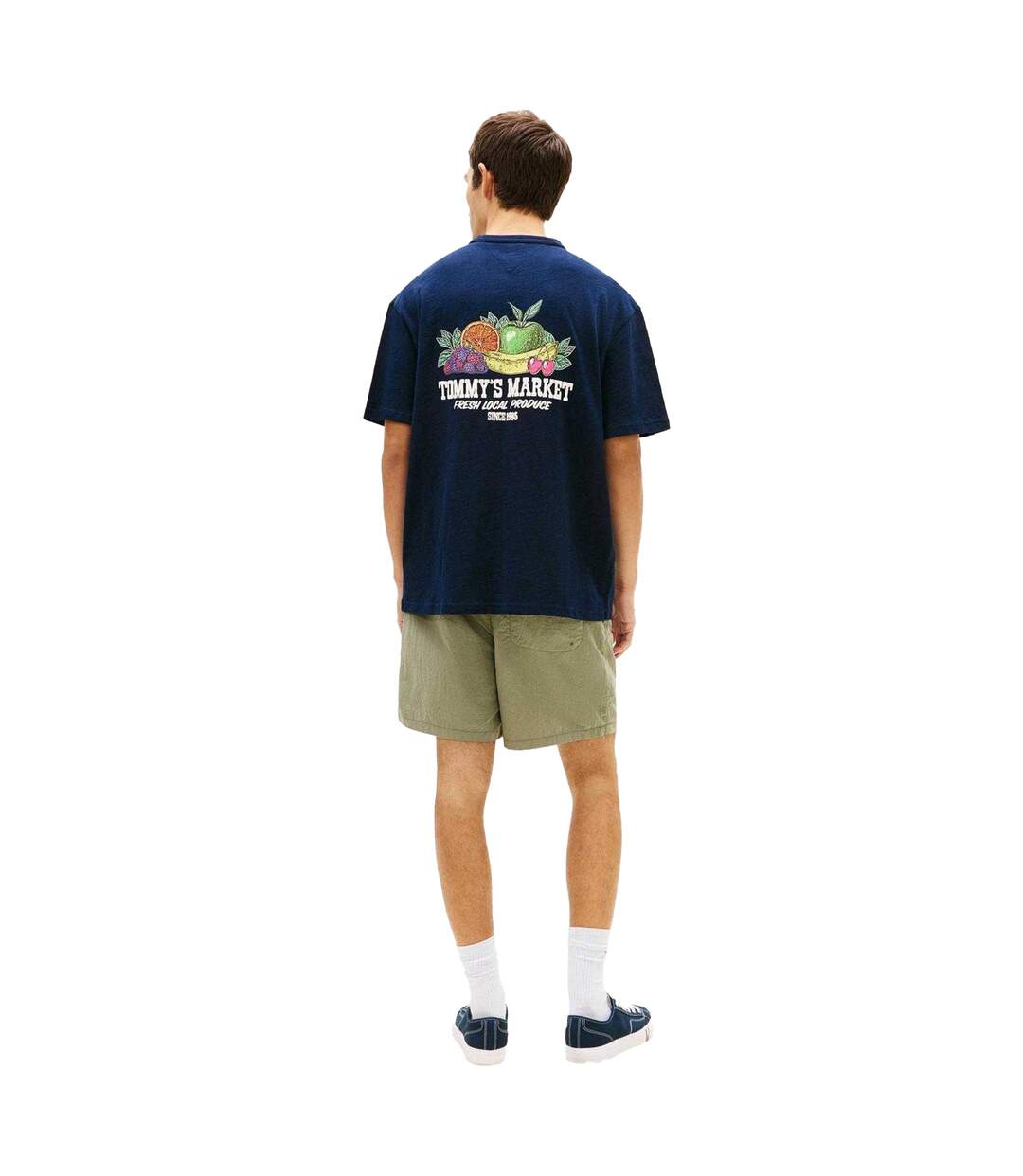 T-shirt Motif/style Fruit Homme Bleu Marine Foncé Tommy Jeans-3