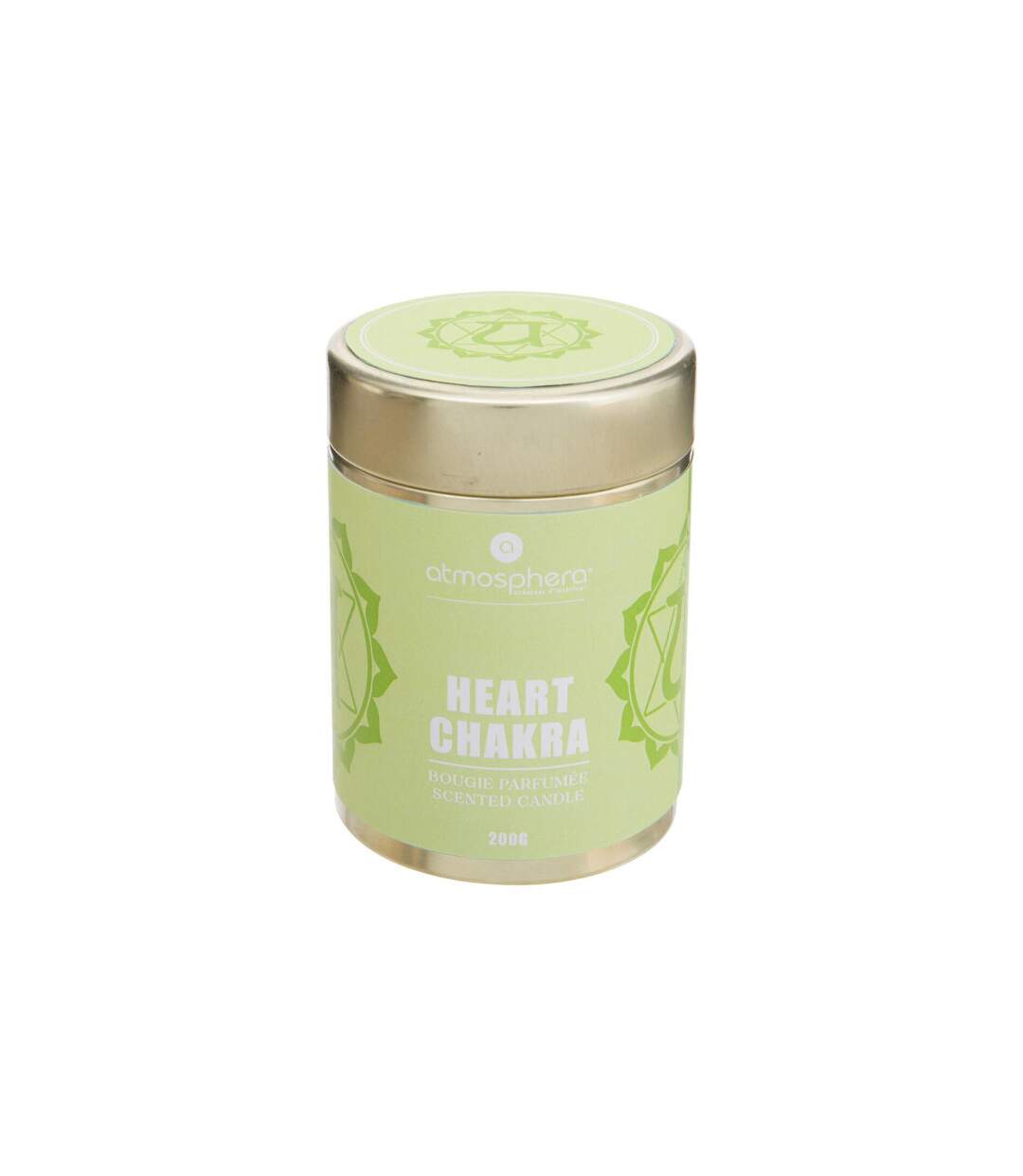Bougie Parfumée Chakra 200g Vert Cœur-1