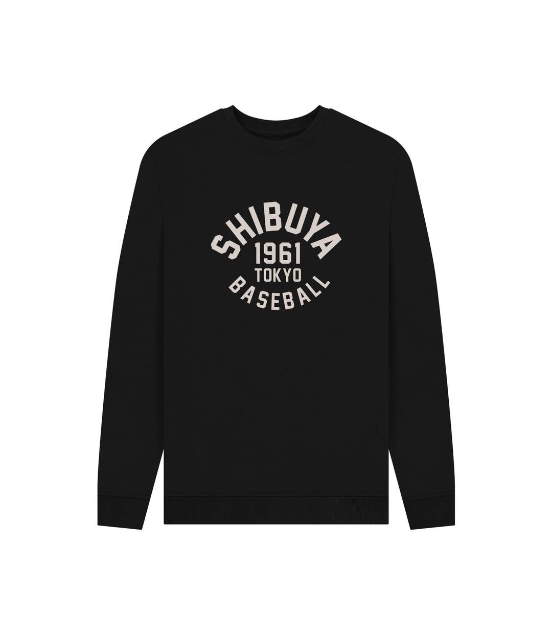 Sweat Shibuya Baseball Varsity Adulte Noir Park Fields-1