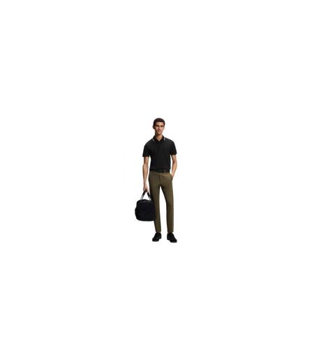 Mens Join Paddy Embroidered Logo Regular Polo Shirt Black Boss