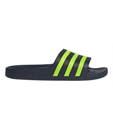 Unisex Adult Adilette Aqua Slides Legend Ink Lucid Lemon Adidas