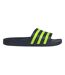 Unisex Adult Adilette Aqua Slides Legend Ink Lucid Lemon Adidas-1