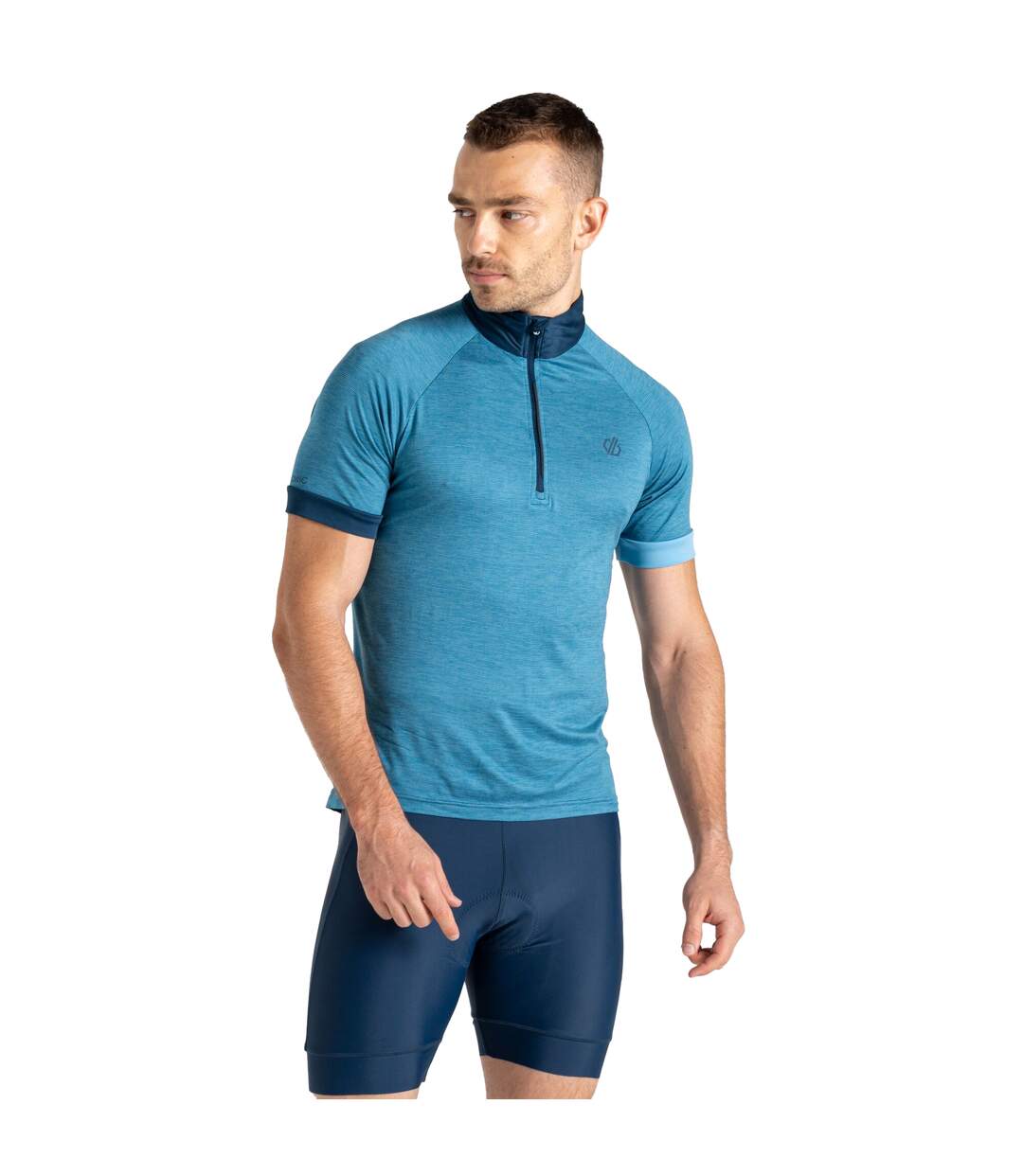 Maillot Pedal It Out Homme Bleu Acier Chiné Dare 2B-1