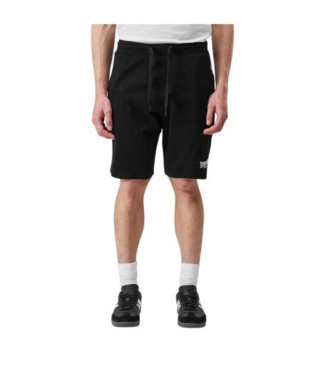 Mens Jersey Lounge Shorts Black Lonsdale