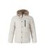 Doudoune Matelassée Motif/style Bord Duveteux Homme Gris Minoti-2