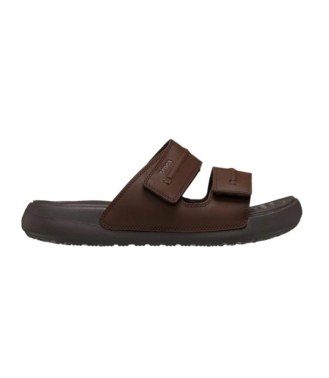 Tongs yukon vista homme marron foncé Crocs-3