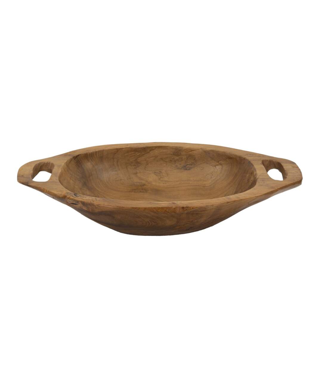 Vide-Poche en Bois Avec Poignées Wan 37cm Naturel-1