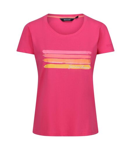 T-shirt filandra femme rose vif Regatta